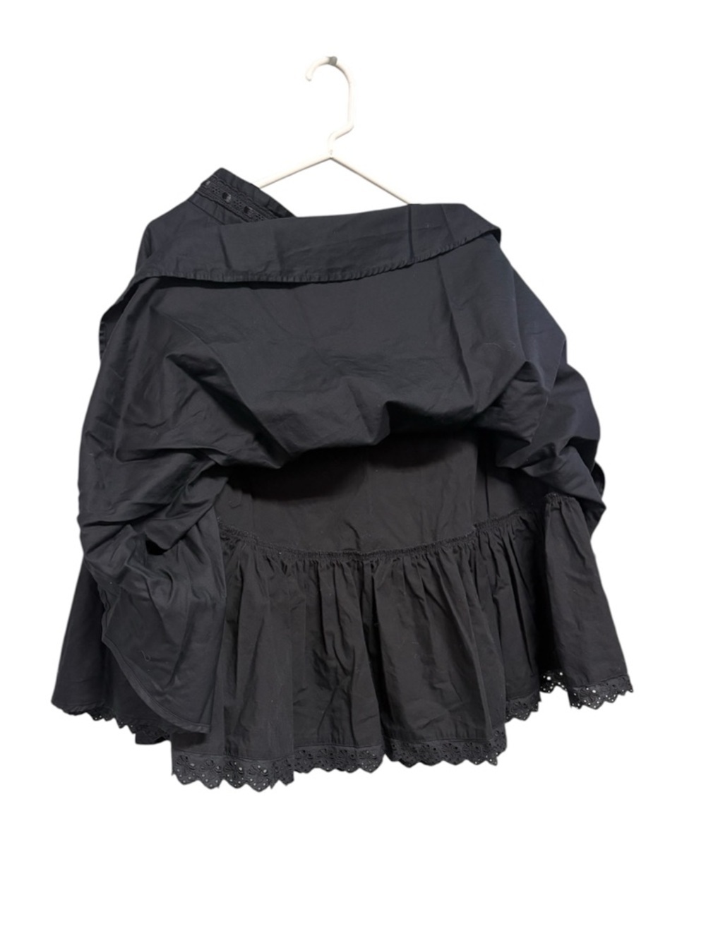 Odille Anthropologie Black Full Circle Midi Skirt size 4. - Picture 5 of 9